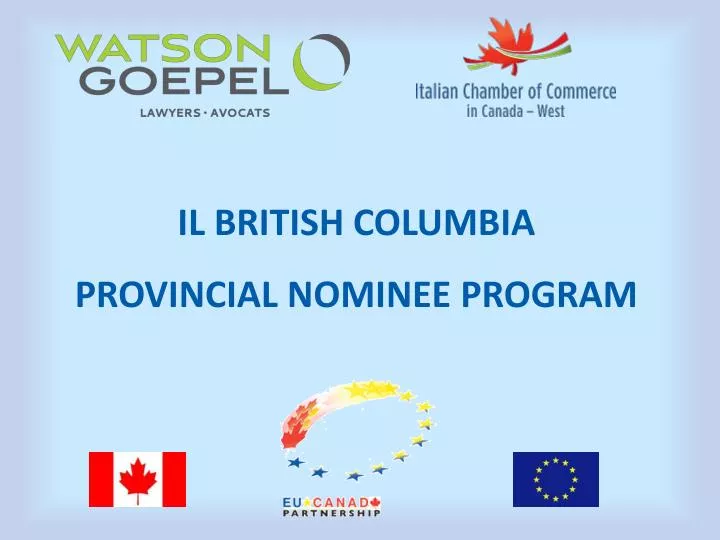 il british columbia provincial nominee program