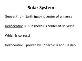 solar system