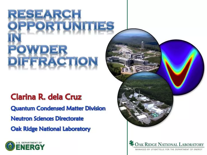 research opportunities in powder diffraction