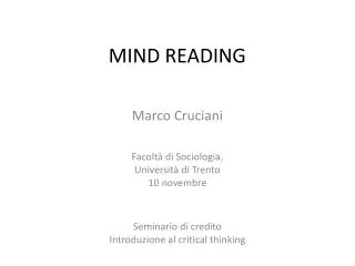 mind reading