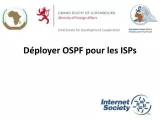 d ployer ospf pour les isps