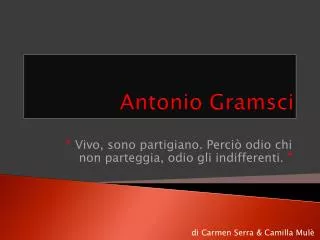 antonio gramsci