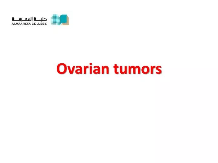 ovarian tumors