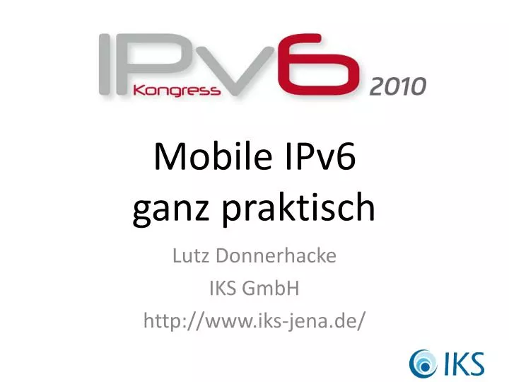 mobile ipv6 ganz praktisch