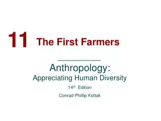 The First Farmers