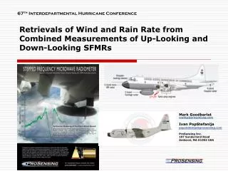 Retrievals of Wind and Rain Rate from Combined Measurements of Up-Looking and Down-Looking SFMRs