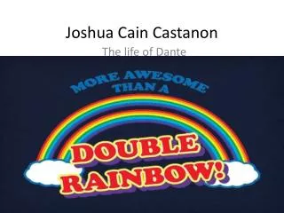 Joshua Cain Castanon