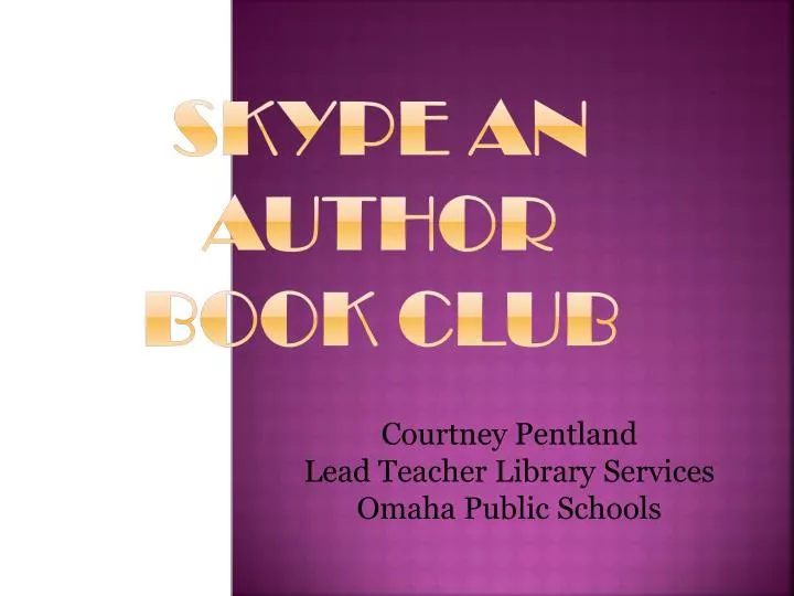 skype an author book club