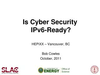 Is Cyber Security IPv6-Ready ?