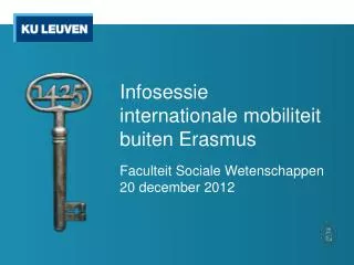 Infosessie internationale mobiliteit buiten Erasmus