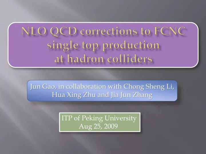 nlo qcd corrections to fcnc single top production at hadron colliders