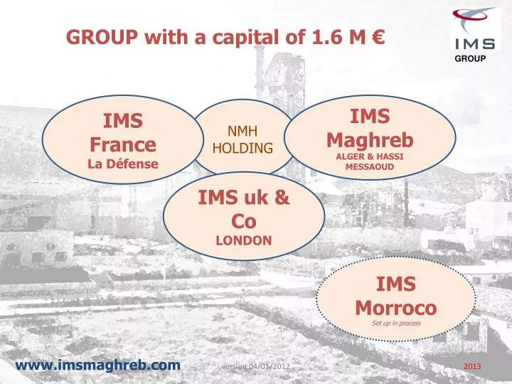 group with a capital of 1 6 m