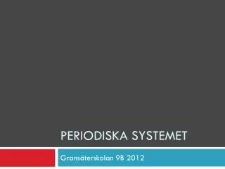 periodiska systemet