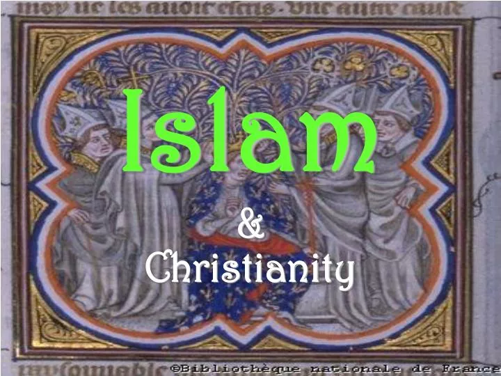 islam christianity