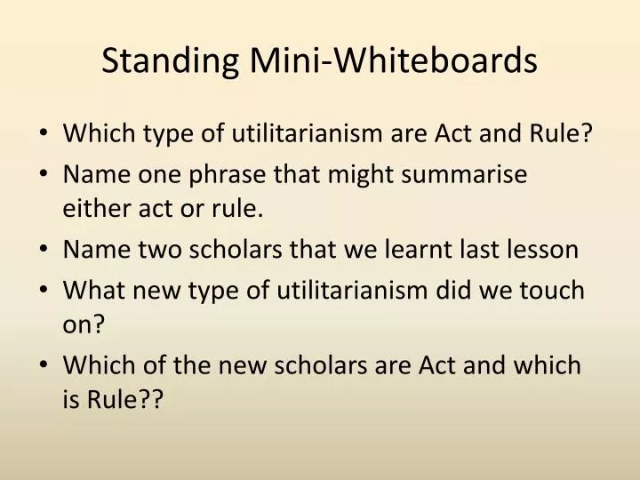 standing mini whiteboards