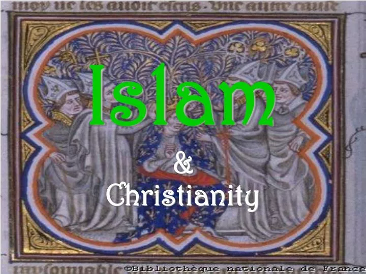 islam christianity