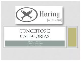 conceitos e categorias