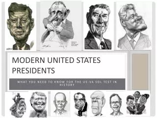Modern United states presidents