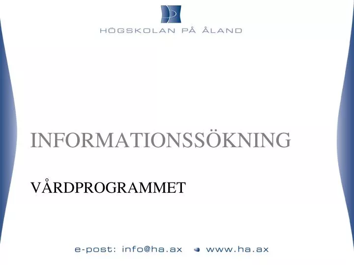 informationss kning