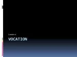 Vocation
