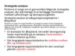 Strategiske analyser - slide 1