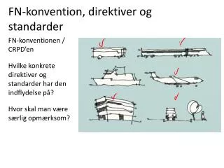 fn konvention direktiver og standarder