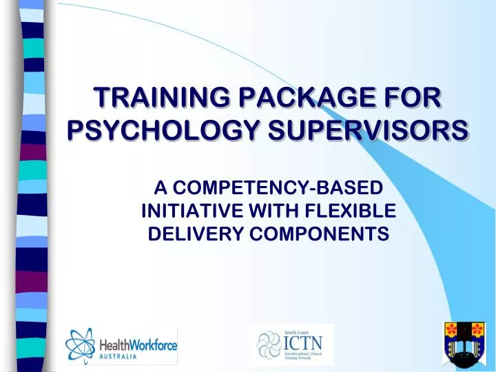 training package for psychology supervisors