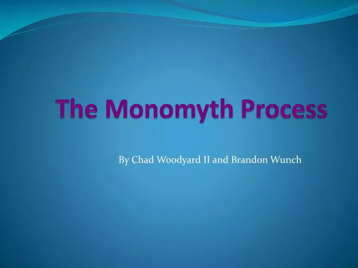 the monomyth process