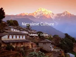 Nepalese Culture