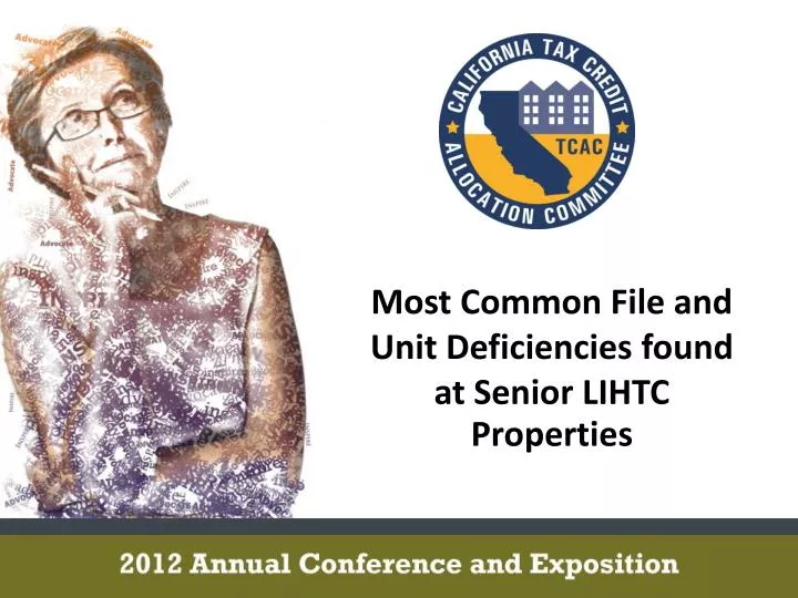 most common file and unit deficiencies found at senior lihtc properties