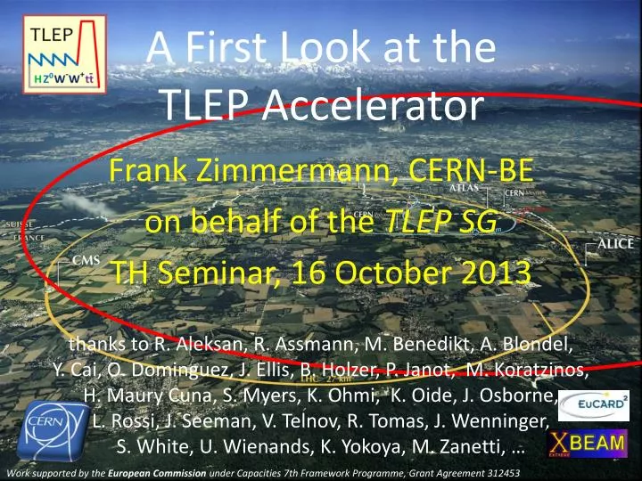 a first look at the tlep accelerator
