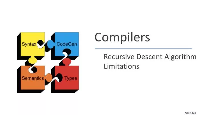 recursive descent algorithm limitations