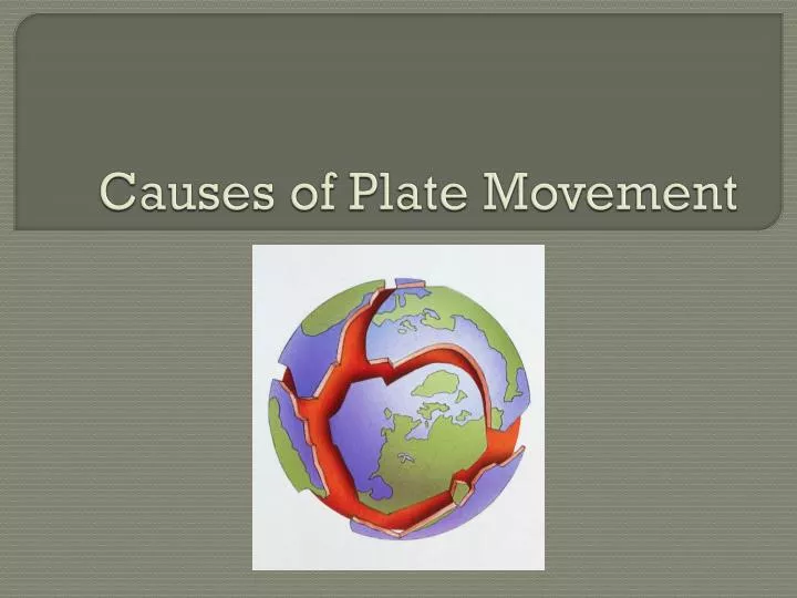 causes of plate movement
