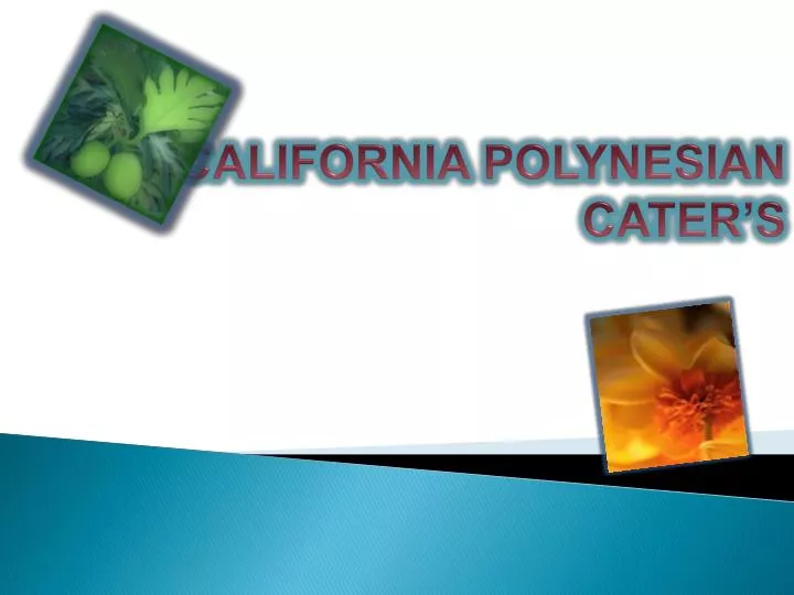california polynesian cater s
