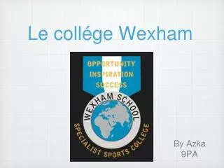 le coll ge wexham