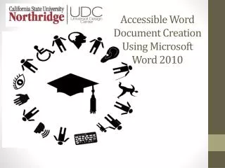 Accessible Word Document Creation Using Microsoft Word 2010