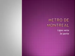 m tro de montr al