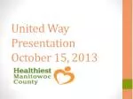 Better Health, Better Choices: Manitowoc County Community Health Initiative Presentation - slide 1