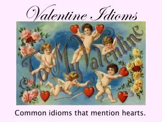 Valentine Idioms