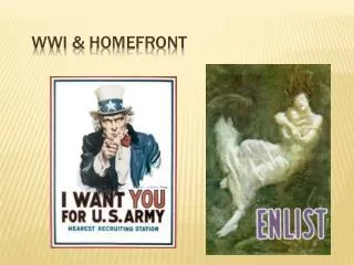 WWI &amp; Homefront