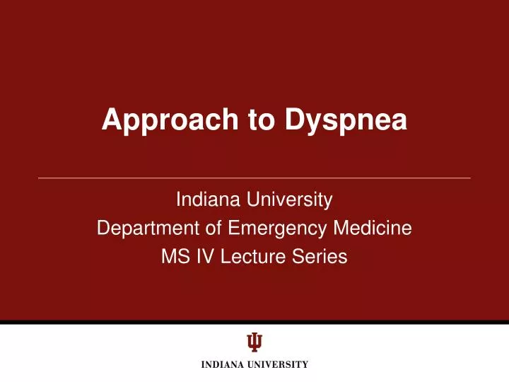 Ppt Approach To Dyspnea Powerpoint Presentation Free Download Id