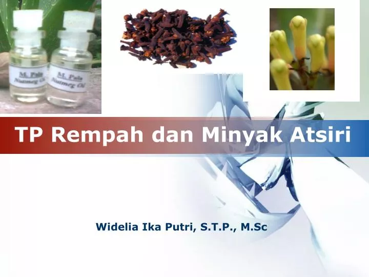 tp rempah dan minyak atsiri