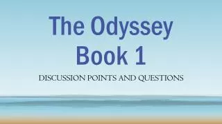 The Odyssey Book 1