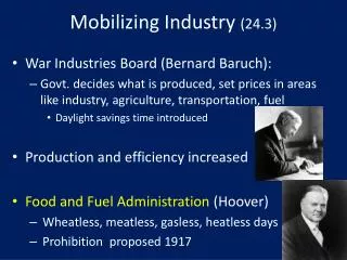 Mobilizing Industry (24.3)
