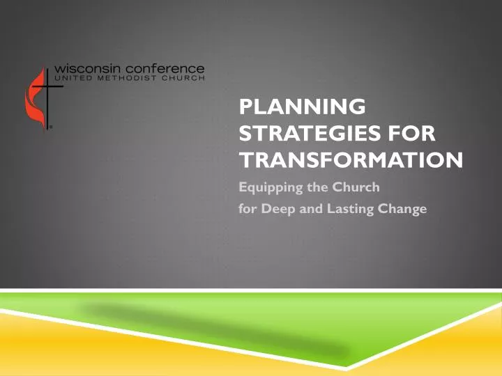 planning strategies for transformation