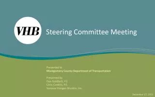 Steering Committee Meeting