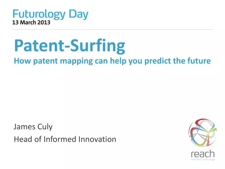 patent surfing how patent mapping can help you predict the future