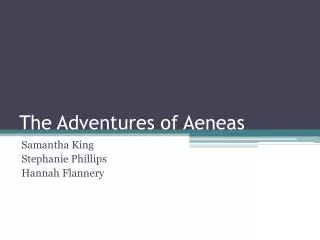 The Adventures of Aeneas