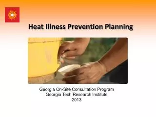 Heat Illness Prevention Planning