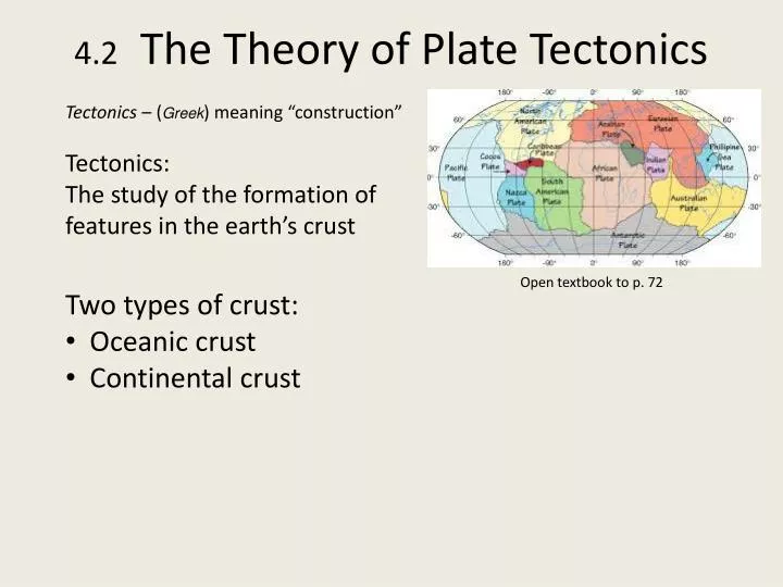 4 2 the theory of plate tectonics